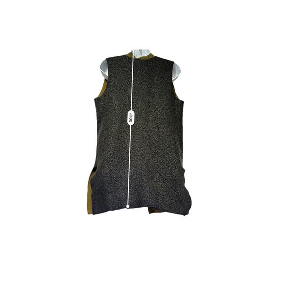 oriana italy green wool vest Size L - Picture 7 of 10